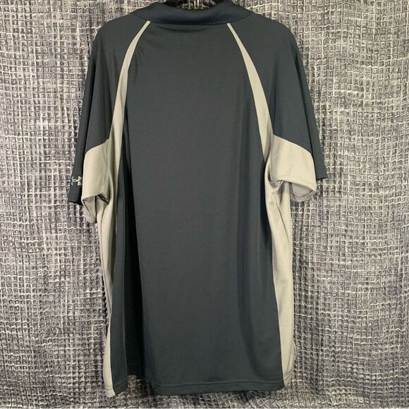 UNDER ARMOUR Texas A&M Logo Heat Gear Short Sleeve Men's Polo Shirt XXL #636 - Picture 3 of 8